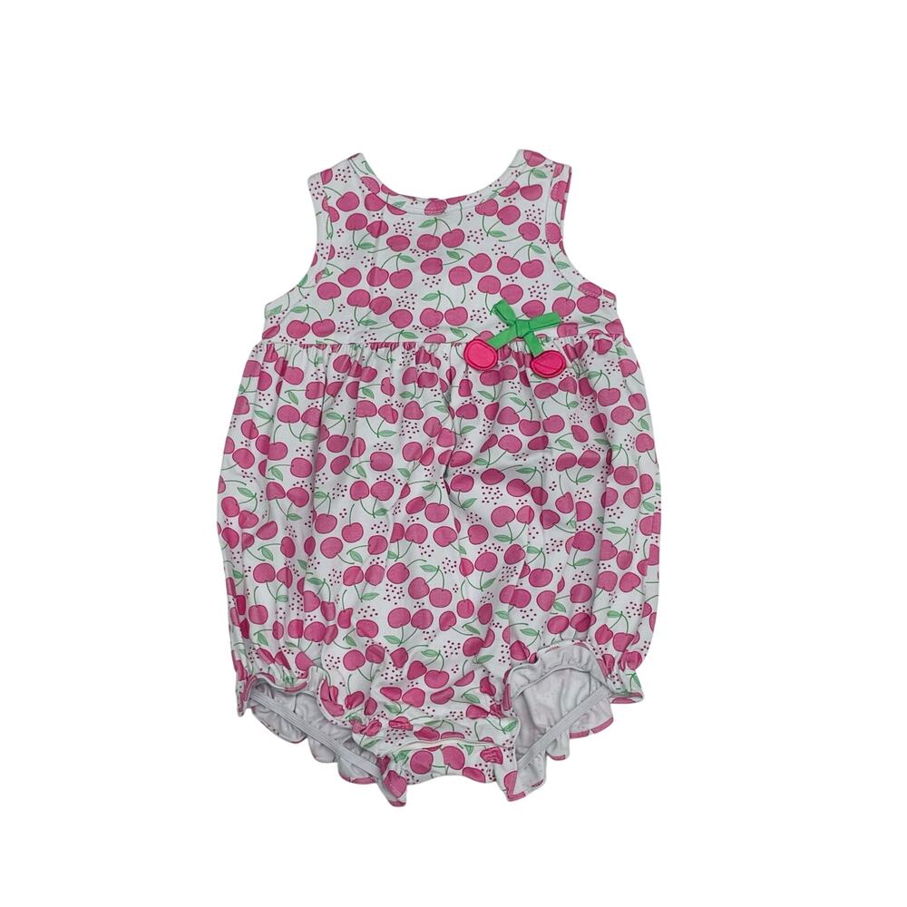 NWT Florence Eiseman 12M Cherry Print Knit Romper